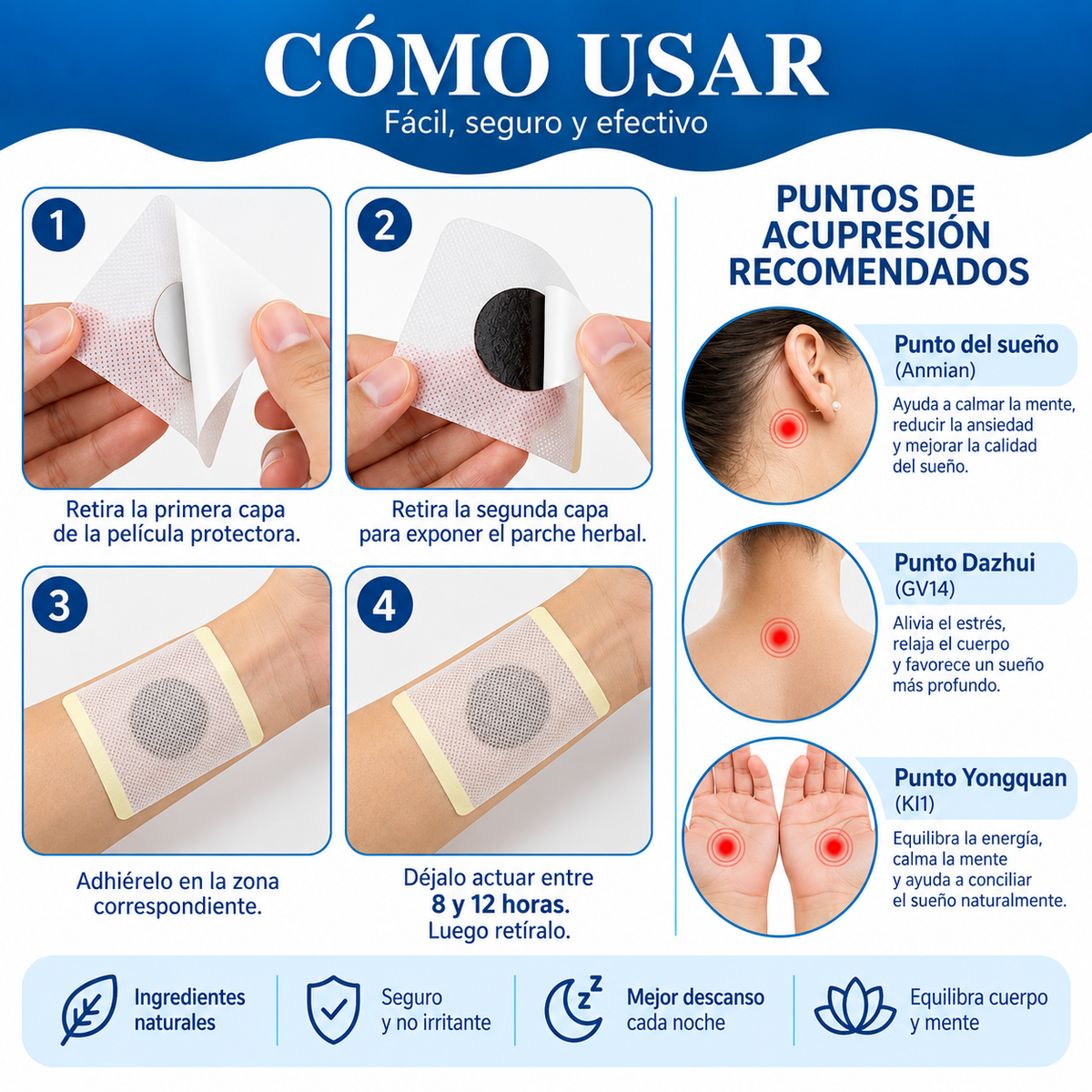 Parches de Sueño Profundo