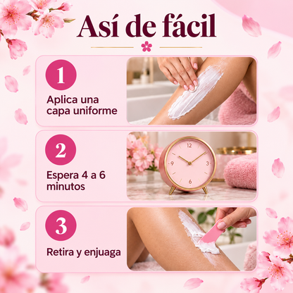 Crema Depilatoria Collagen Sakura