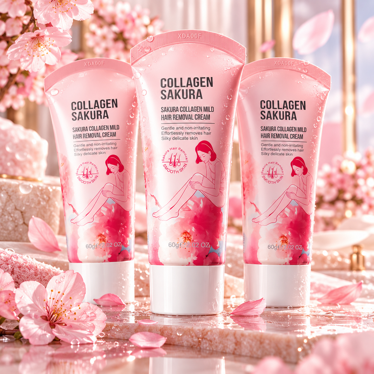 Crema Depilatoria Collagen Sakura