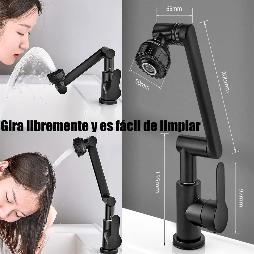 Grifo 360 multifuncional — medidas y usos