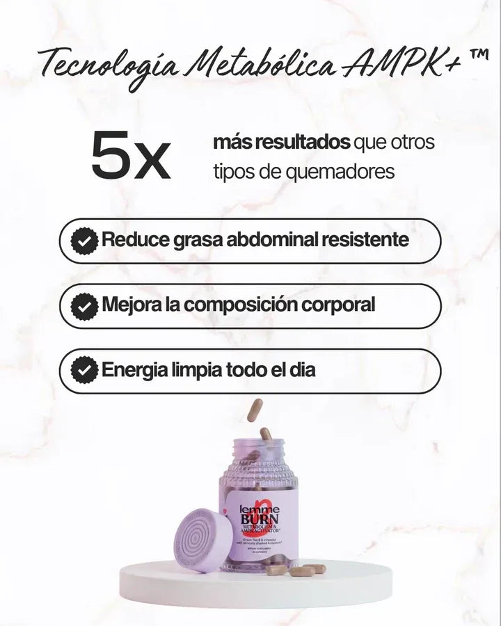 LemmeBurn — Activador AMPK, 60 cápsulas